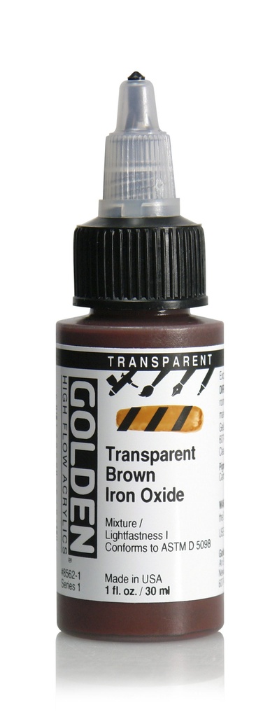 Golden High Flow 1oz. Transparent Brown Iron Oxide S1 **ND**