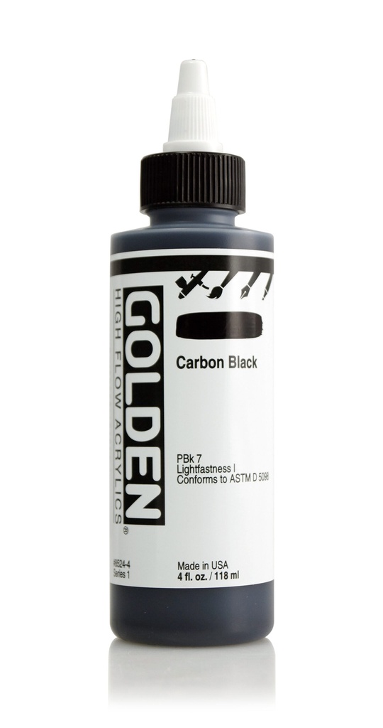 Golden High Flow 4oz. Carbon Black S1 **ND**