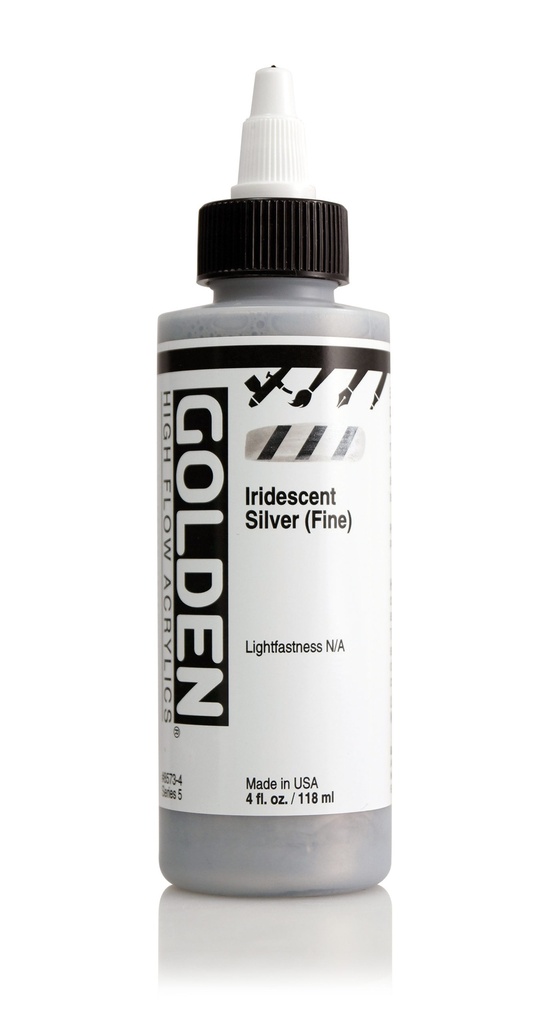 Golden High Flow 4oz. Iridescent Silver Fine S5 **ND**