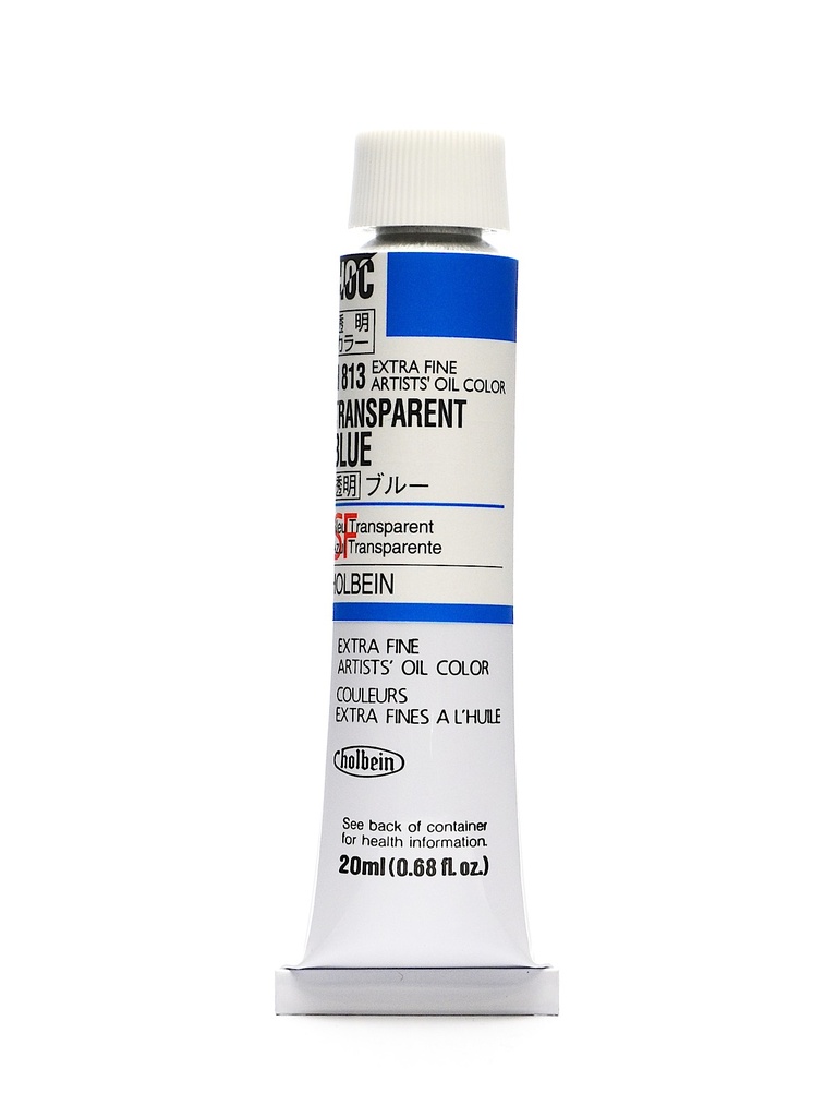Holbein Artists Oil 20ml H813 Trans. Blue SB