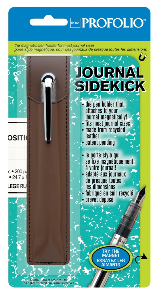 Itoya Journal Sidekick Brown w/ Itoya Blade Pen