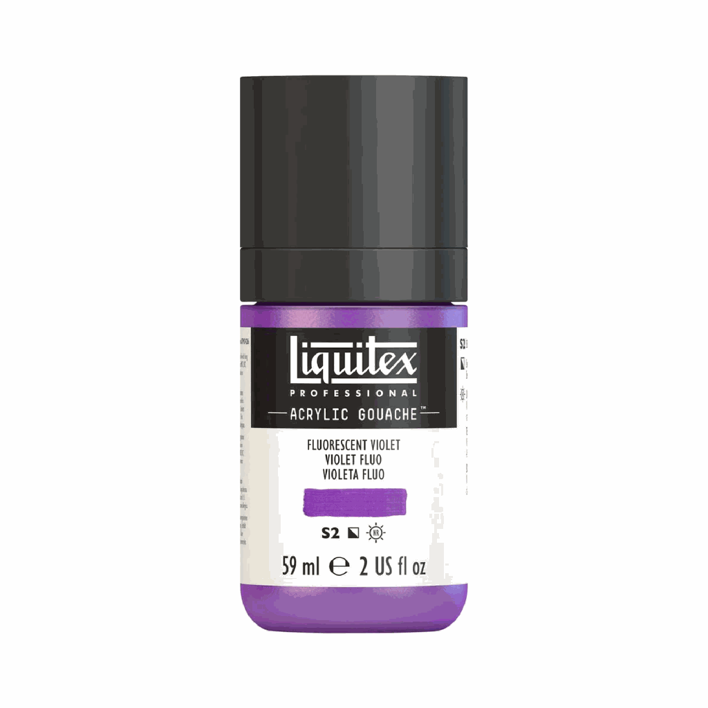 Liquitex Acrylic Gouache Fluorescent Violet S2 59mL **ND**
