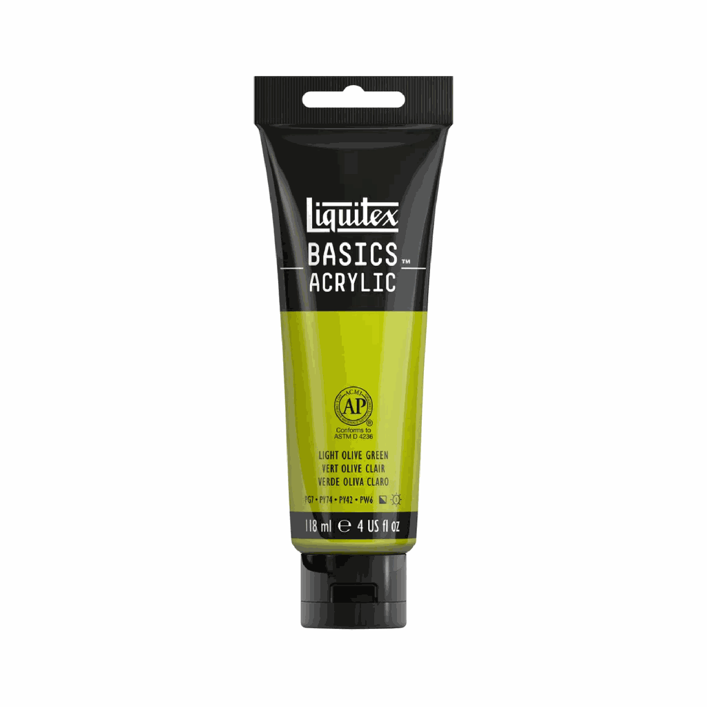 Liquitex BASICS Acrylic 118ml Light Olive Green *ND*