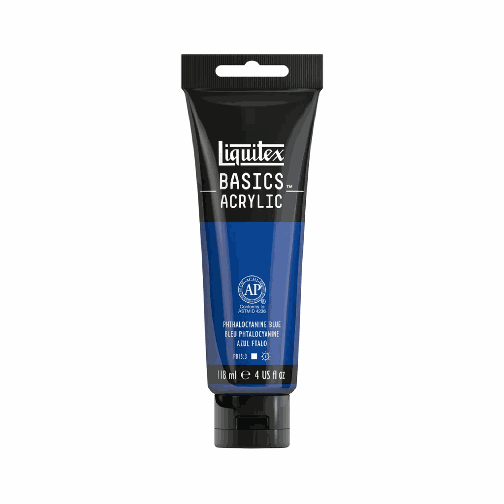 Liquitex BASICS Acrylic 118ml Phthalocyanine Blue *ND*