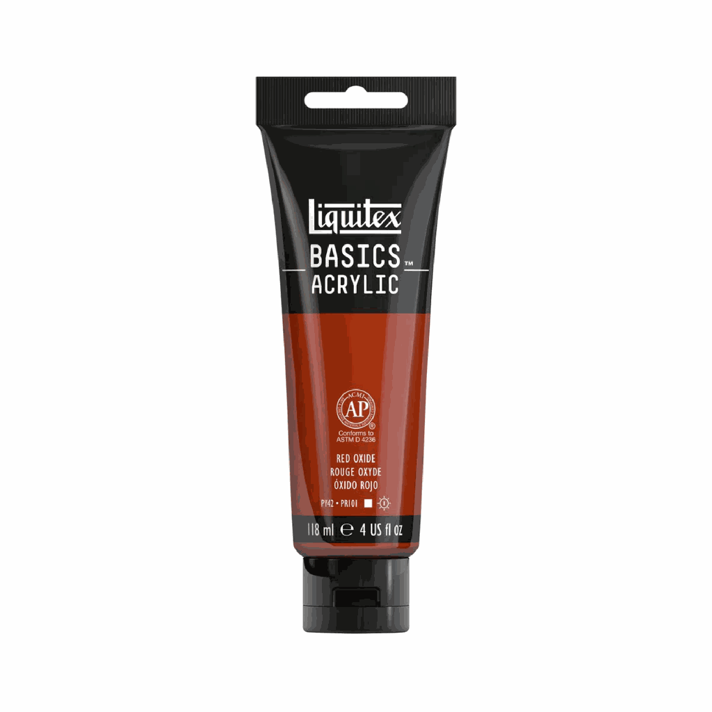 Liquitex BASICS Acrylic 118ml Red Oxide *ND*