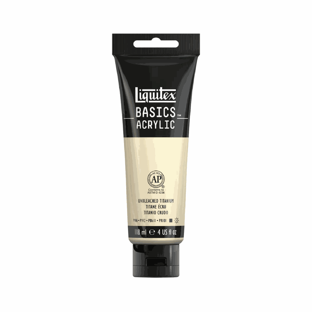 Liquitex BASICS Acrylic 118ml Unbleached Titanium *ND*