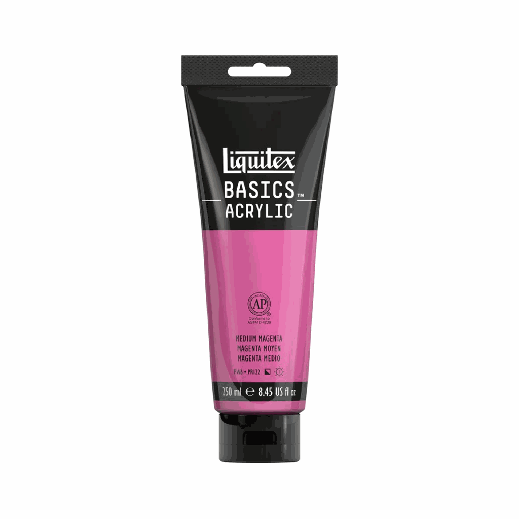 Liquitex BASICS Acrylic 250ml Medium Magenta *ND*