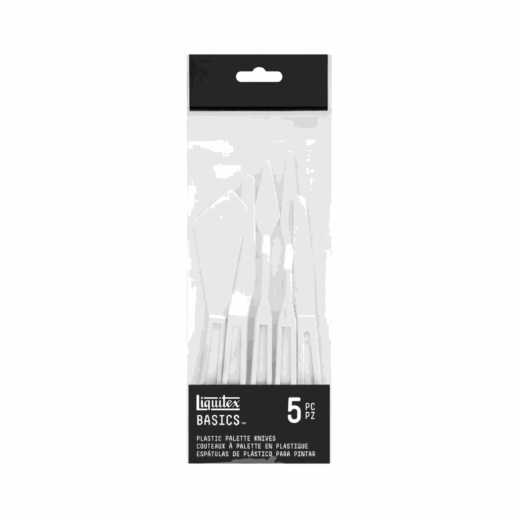Liquitex BASICS Plastic Palette Knife Set 5pc **ND**