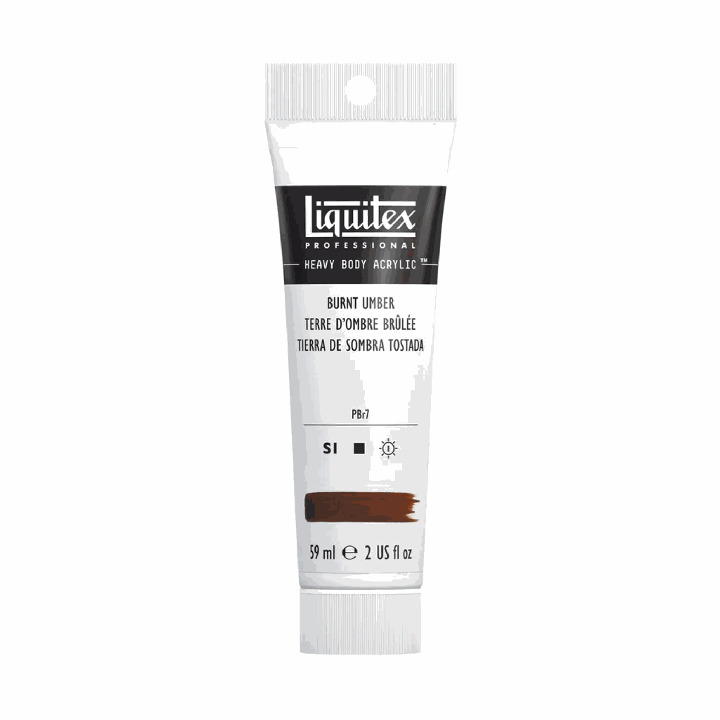 Liquitex Heavy Body Acrylic 2oz Tube Burnt Umber S1 **ND**