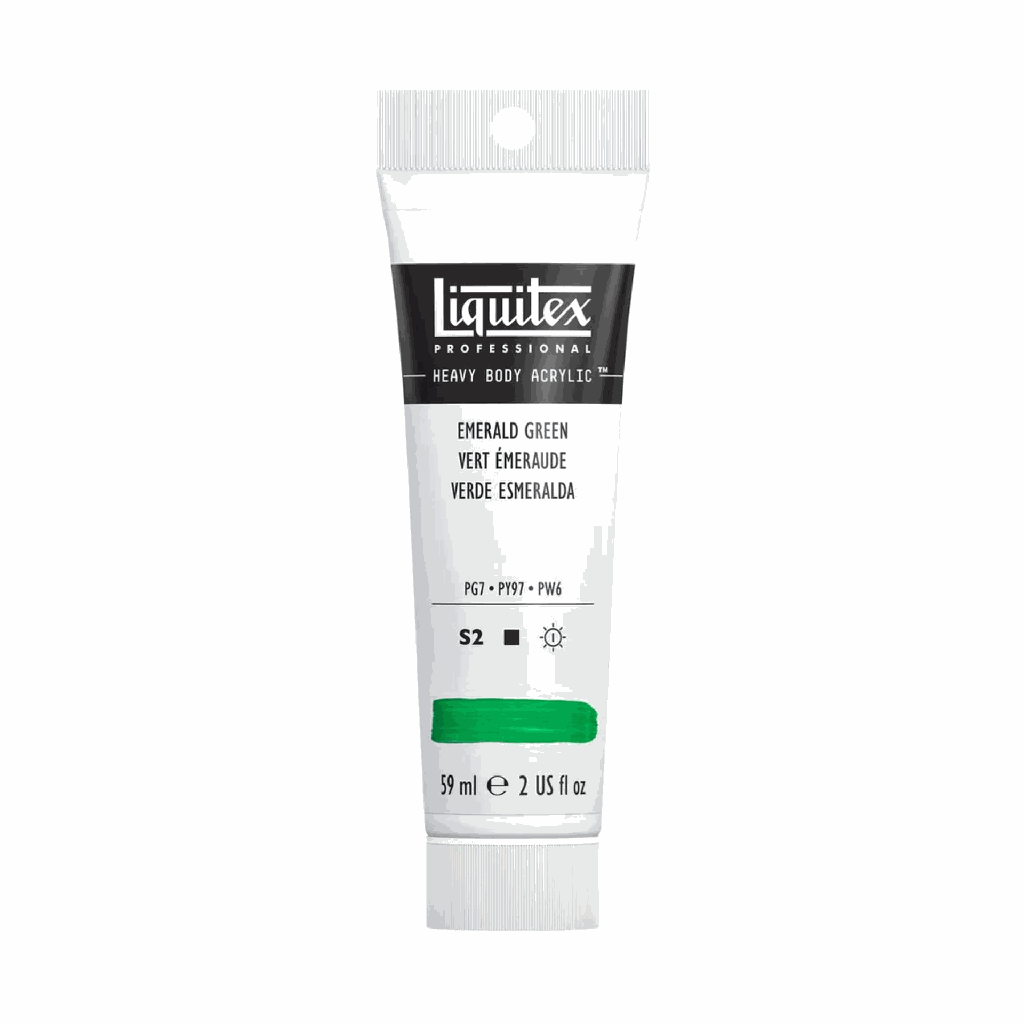 Liquitex Heavy Body Acrylic 2oz Tube Emerald Green S2 **ND**