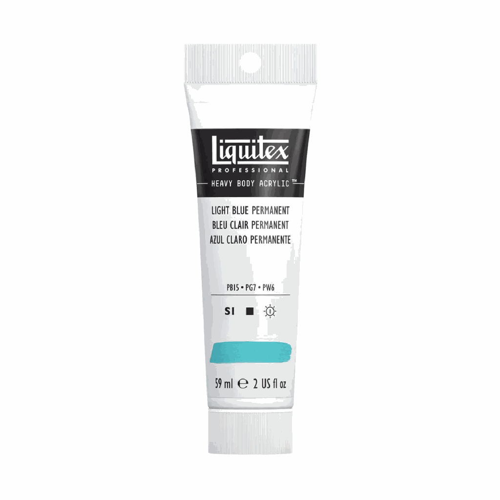 Liquitex Heavy Body Acrylic 2oz Tube Light Blue Permanent S1 **ND**