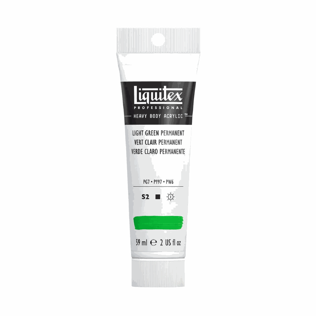 Liquitex Heavy Body Acrylic 2oz Tube Light Green Permanent S2 **ND**