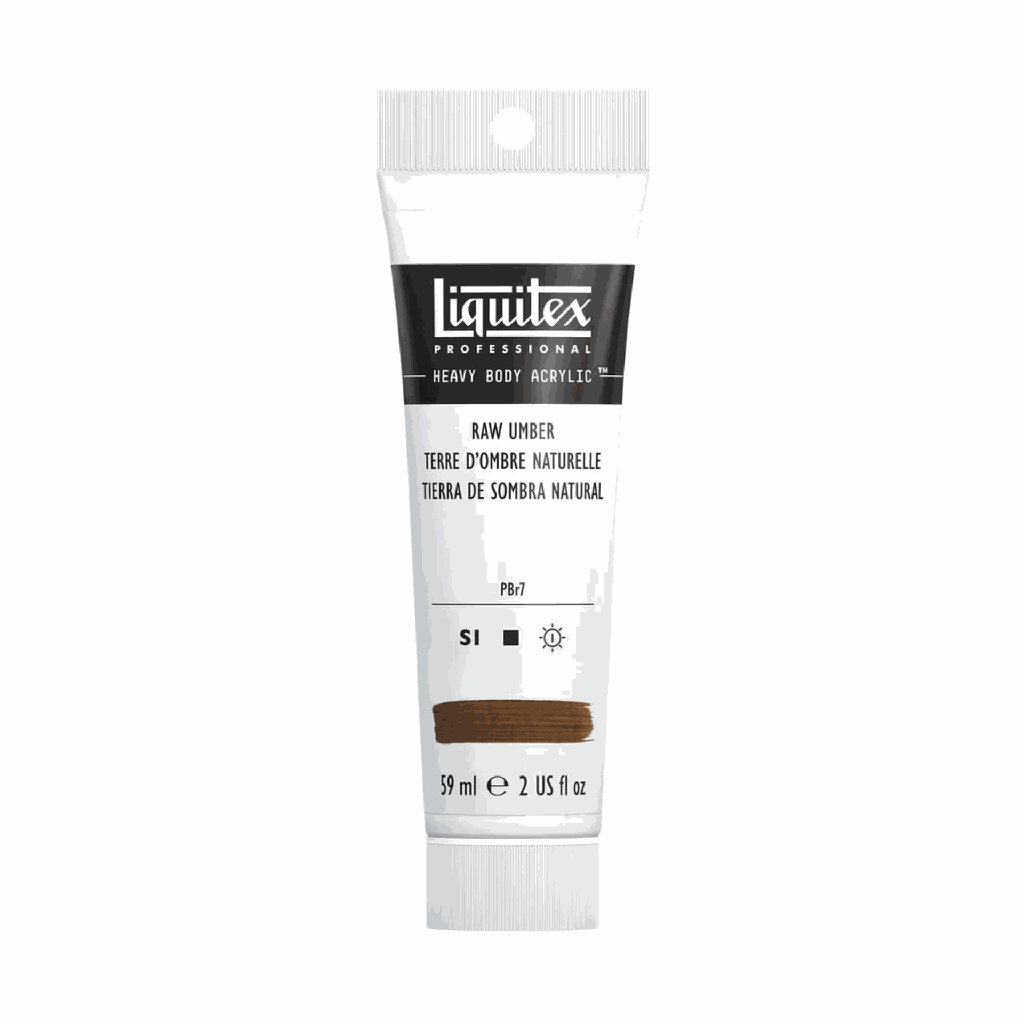 Liquitex Heavy Body Acrylic 2oz Tube Raw Umber S1 **ND**
