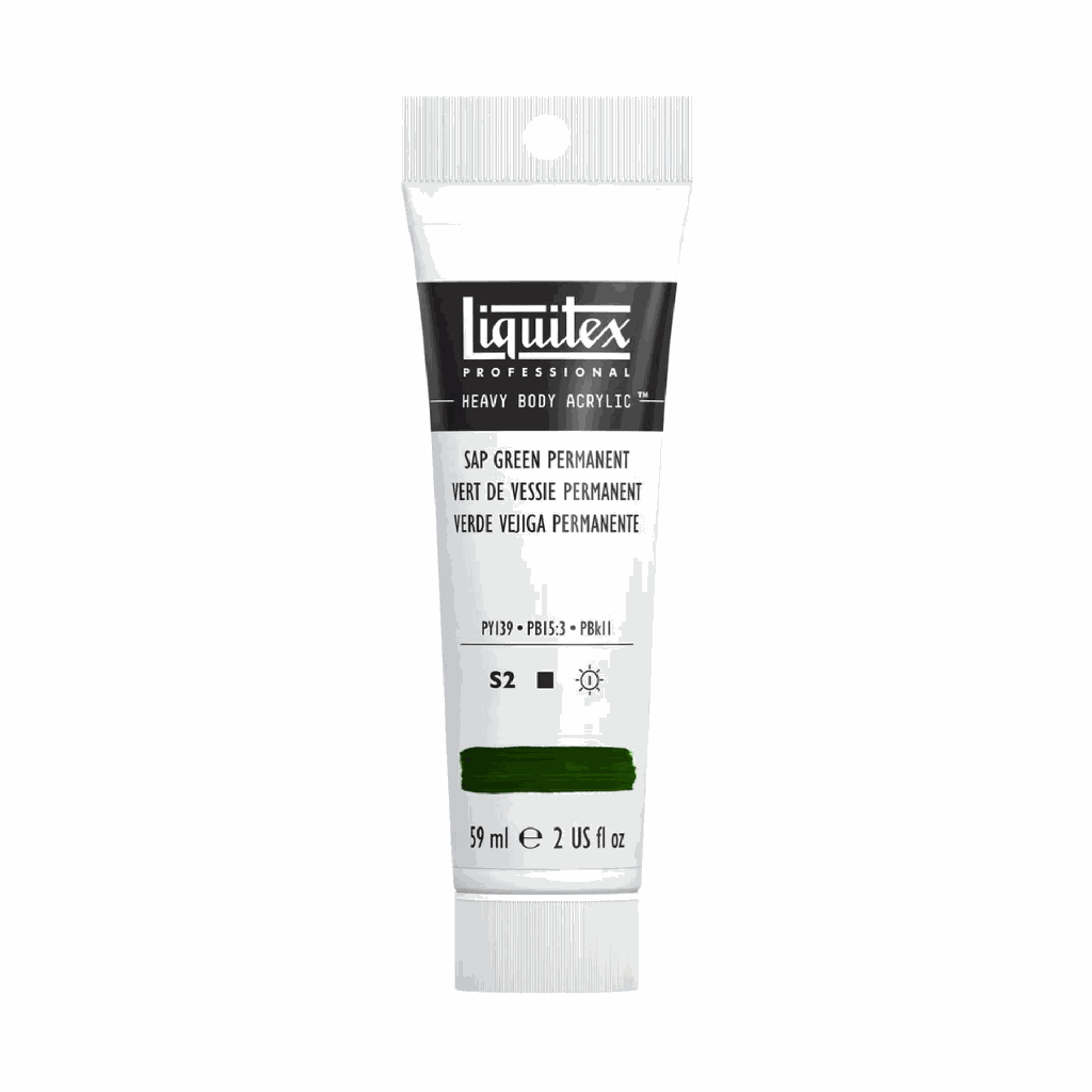 Liquitex Heavy Body Acrylic 2oz Tube Sap Green Permanent S2 **ND**
