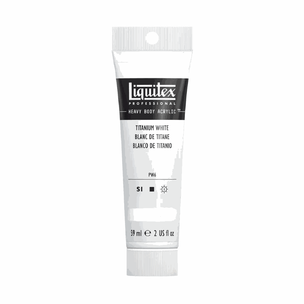 Liquitex Heavy Body Acrylic 2oz Tube Titanium White S1 **ND**