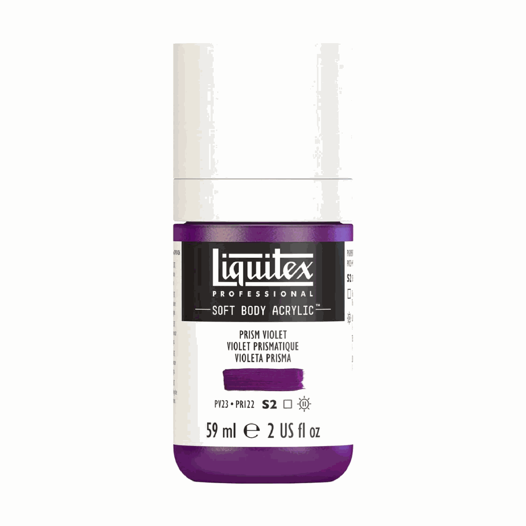 Liquitex Soft Body Acrylic 2oz. Jar Prism Violet S2 **ND**