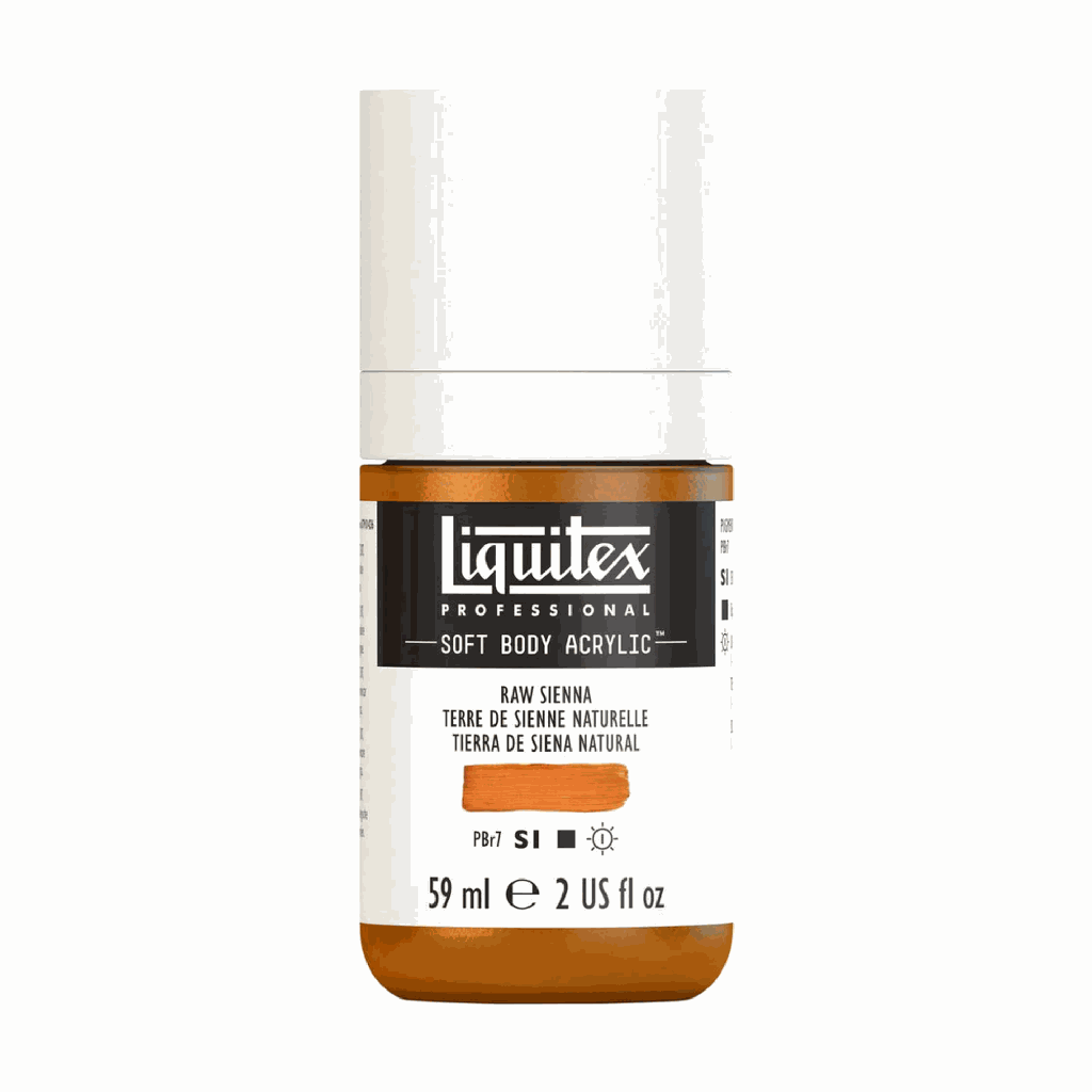 Liquitex Soft Body Acrylic 2oz. Jar Raw Sienna S1 **ND**