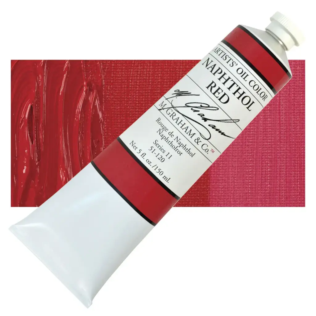 M. Graham 5 Oz. Naphthol Red Oil Color **ND**