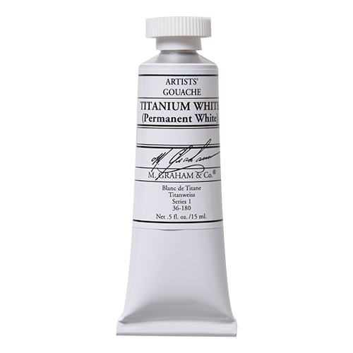 M.Graham Gouache 15ml Titanium White S1