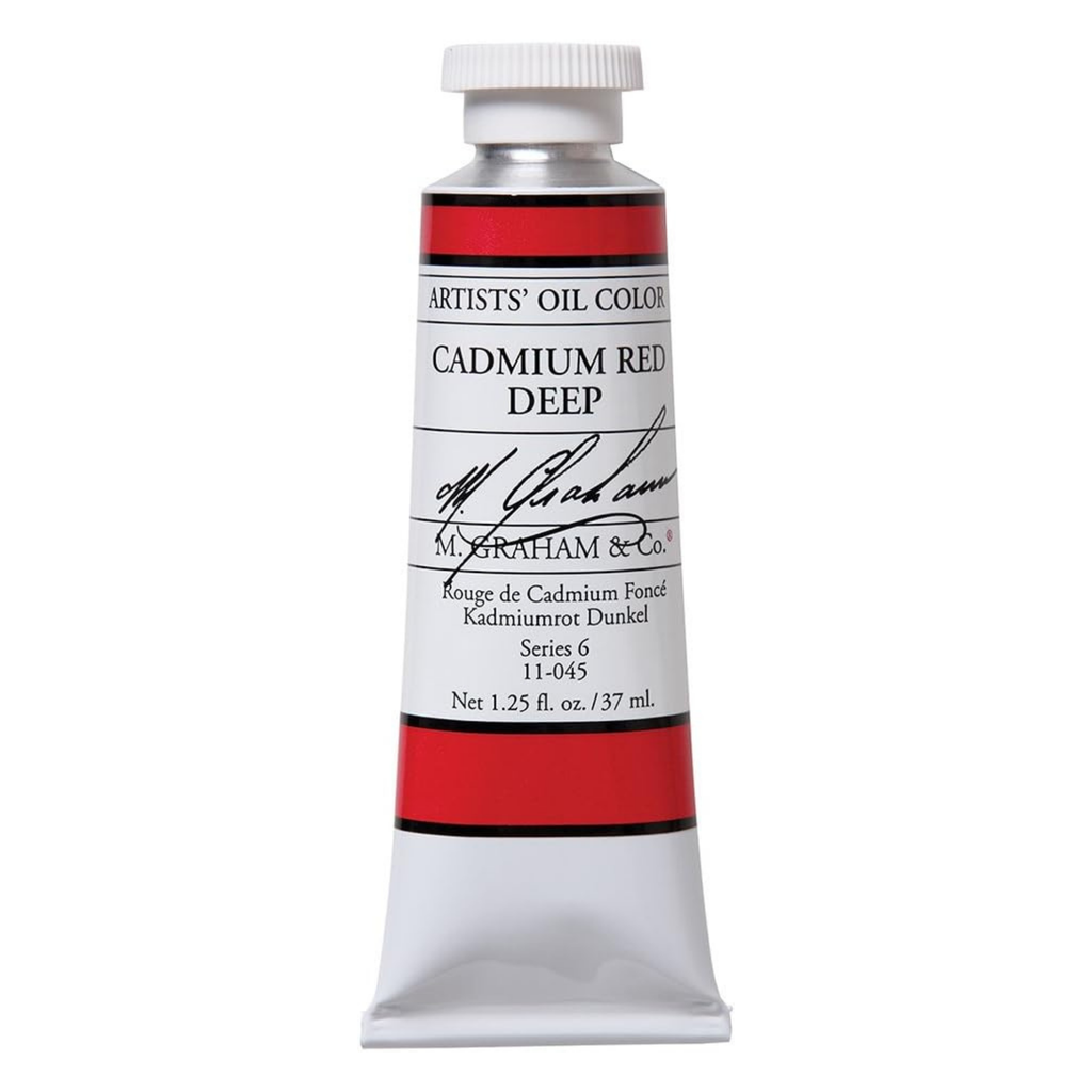 M.Graham Oil 1.25 Oz. Cadmium Red Deep S6 **ND**