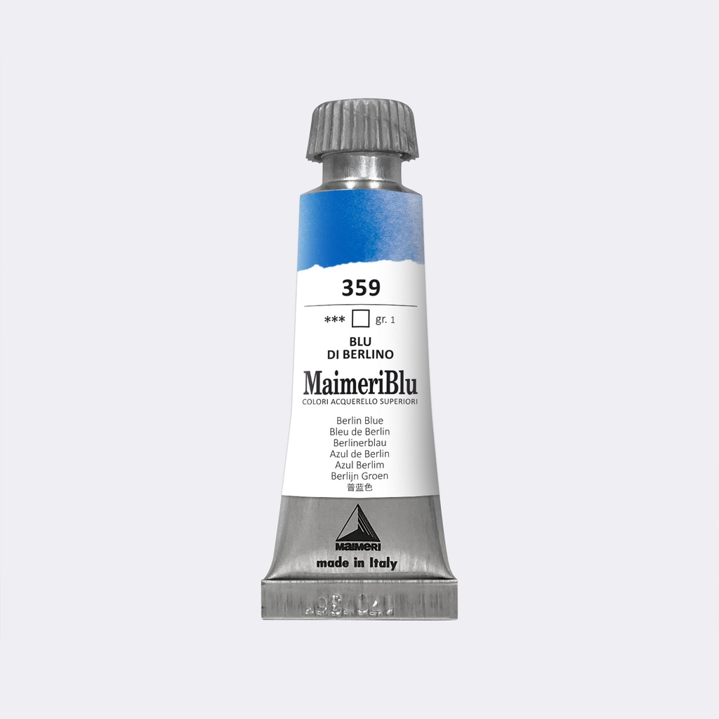Maimeri Blu Watercolours 12ml Tube Series 1 Berlin Blue **ND** *SO*