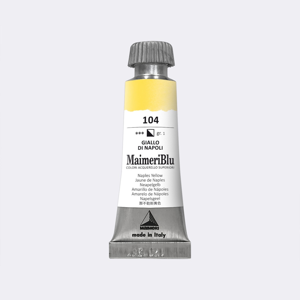 Maimeri Blu Watercolours 12ml Tube Series 1 Naples Yellow **ND** *SO*