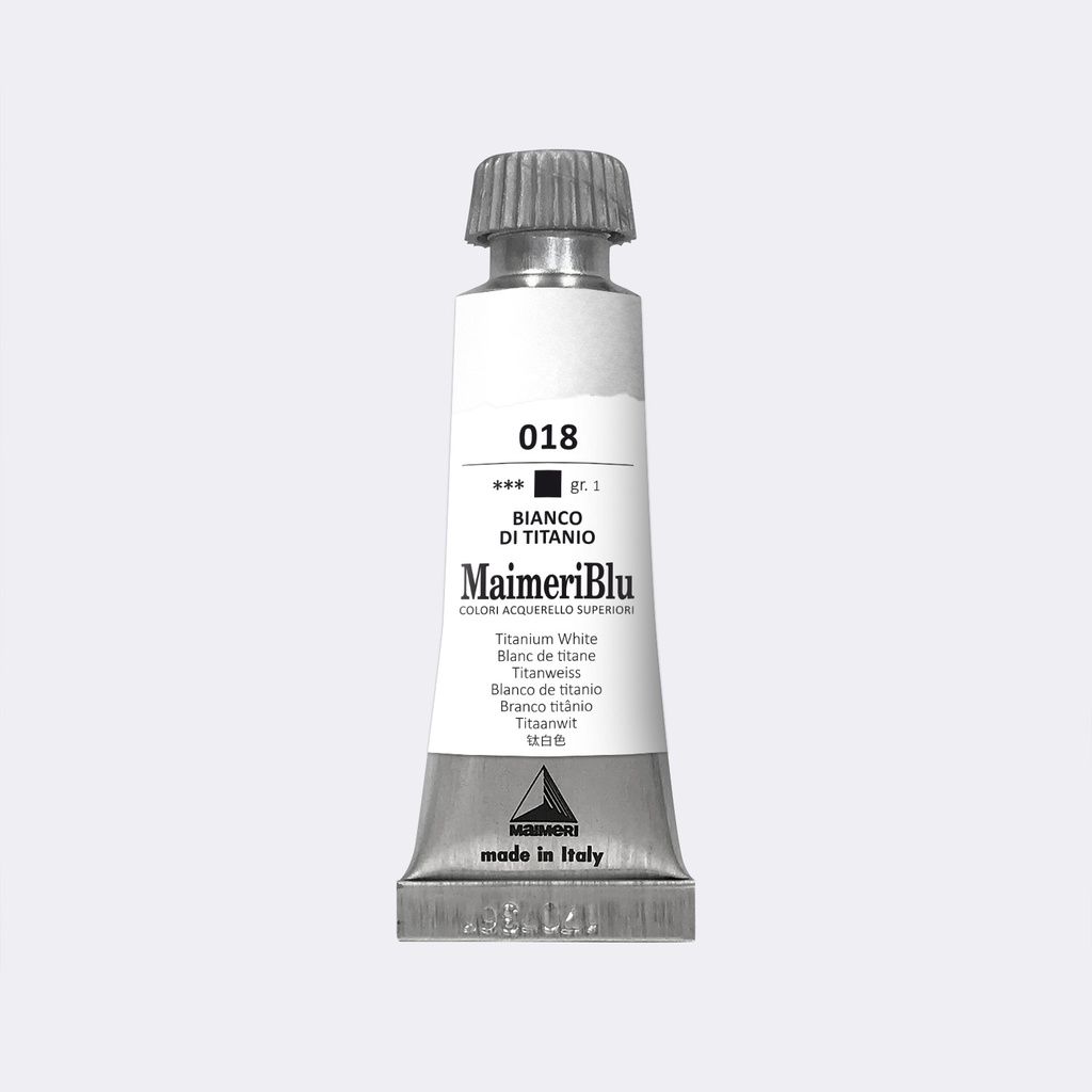 Maimeri Blu Watercolours 12ml Tube Series 1 Titanium White **ND** *SO*