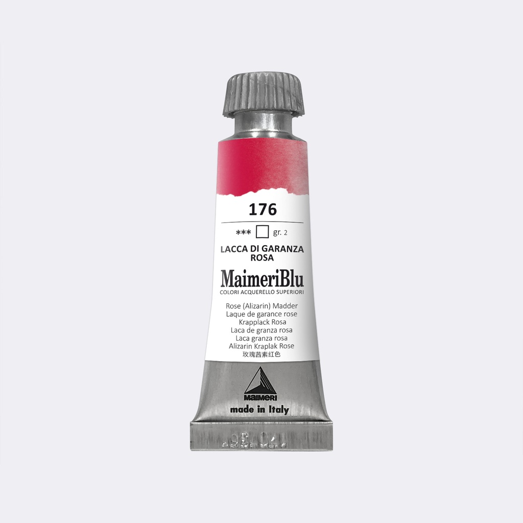 Maimeri Blu Watercolours 12ml Tube Series 2 Rose (Alizarin) Madder **ND** *SO*