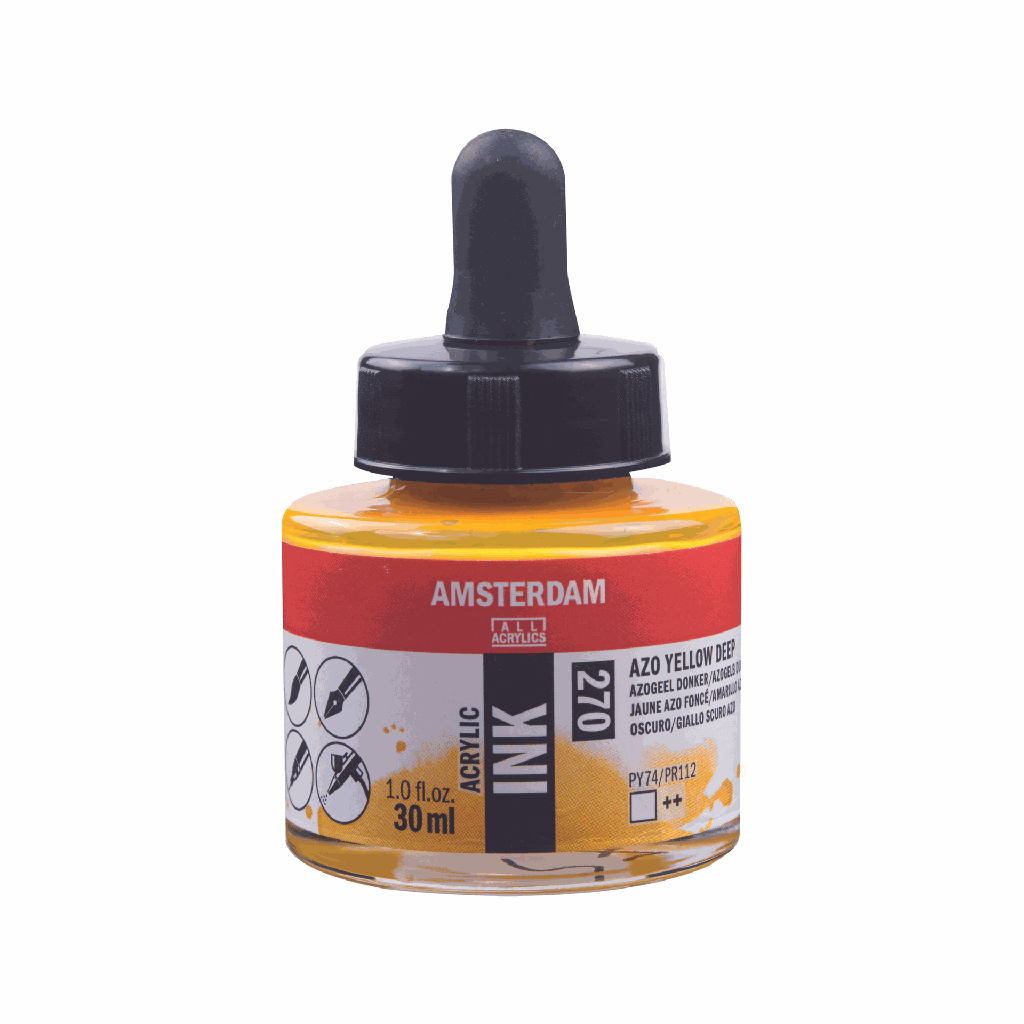 Amsterdam Acrylic Ink 30ML AZO YLW DP **ND**