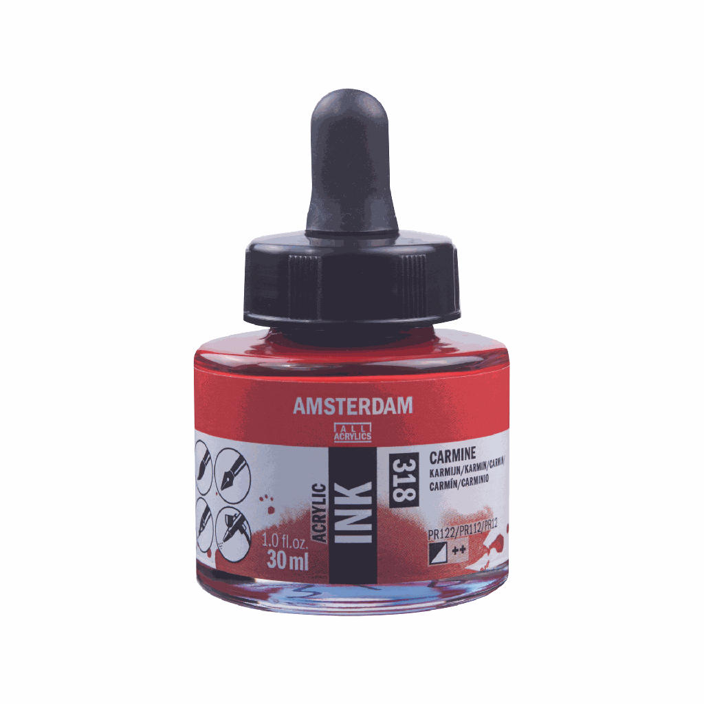 Amsterdam Acrylic Ink 30ML CARMINE **ND**