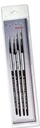 Black Silver Brush Set BS-SH-1