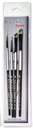 Black Silver Brush Set BS-SH-2