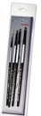 Black Silver Brush Set BS-SH-3