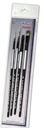 Black Silver Brush Set BS-SH-6