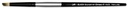 Brush Black Silver SH Dearfoot 1/4"