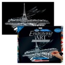 Royal & Langnickel Engraving Art Famous Places Silver Eiffel Tower
