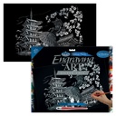 Royal & Langnickel Engraving Art Famous Places Silver Kyoto Temple