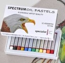 Spectrum Student Oil Pastels 12 Assorted Colours