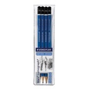 Staedtler Lumograph Pencil Set of 4 Wallet Pack