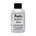 Angelus Acrylic Leather Paint Metallic Silver 4oz **SO**