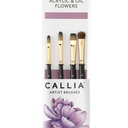 Willow Wolfe Callia Brush Set Acrylic & Oil Flowers